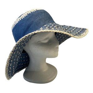 Nordstrom Paper Straw Hat made in Italy Floppy Sun hat